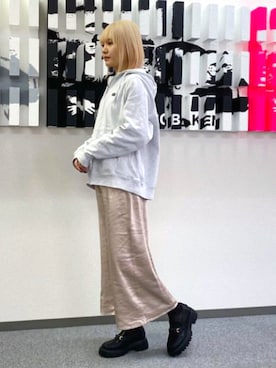 「JELLY BEANS（ジェリービーンズ）のアイテム」を使った、JELLYBEANSさん（レディース・162cm）の春コーディネート