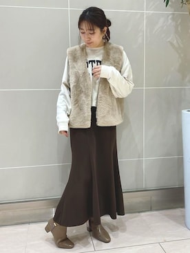 「JELLY BEANS（ジェリービーンズ）のアイテム」を使った、JELLYBEANSさん（レディース・162cm）の冬コーディネート