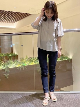 「JELLY BEANS（ジェリービーンズ）のアイテム」を使った、JELLYBEANSさん（レディース・158cm）の夏コーディネート