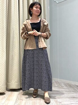 「ビットローファー」｜「アイテム（パンプス）」を使った、JELLYBEANSさん（レディース・153cm）の夏コーディネート