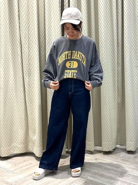 「JELLY BEANS（ジェリービーンズ）のアイテム」を使った、JELLYBEANSさん（レディース・153cm）の春コーディネート