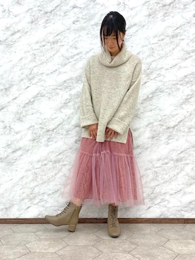 「JELLY BEANS（ジェリービーンズ）のアイテム」を使った、JELLYBEANSさん（レディース・148cm）の冬コーディネート