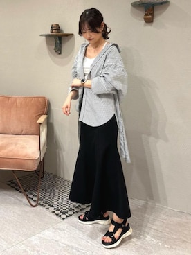 「ベルクロ」｜JELLYBEANSさん（レディース・157cm）の夏コーディネート