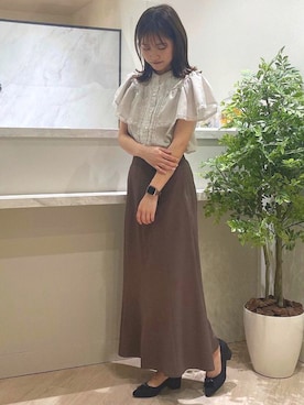 「パンプス 黒」｜JELLYBEANSさん（レディース・158cm）の夏コーディネート