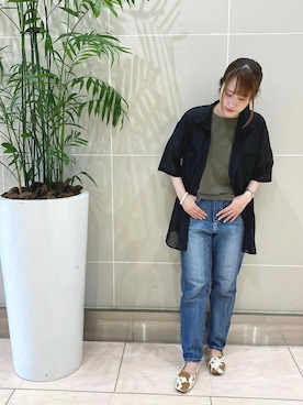 「カウ柄」｜JELLYBEANSさん（レディース・156cm）の夏コーディネート