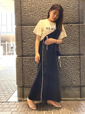 「モノトーン」｜JELLYBEANSさん（レディース・158cm）の夏コーディネート