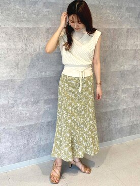 「ナローサンダル」｜JELLYBEANSさん（レディース・158cm）の夏コーディネート