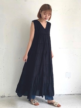 「JELLY BEANS（ジェリービーンズ）のアイテム」を使った、JELLYBEANSさん（レディース・158cm）の夏コーディネート