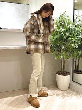 「JELLY BEANS（ジェリービーンズ）のアイテム」を使った、JELLYBEANSさん（レディース・157cm）の冬コーディネート