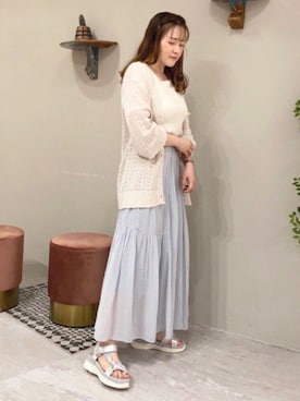 「ベルクロ」｜JELLYBEANSさん（レディース・154cm）の春コーディネート