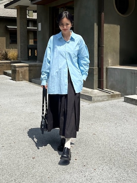 「no brand（ノーブランド）のアイテム（その他シューズ）」を使った、Ting Jianさん（レディース・160cm）の春コーディネート