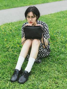 「agnes b.（アニエスベー）のアイテム」を使った、Ting Jianさん（レディース・160cm）の春コーディネート