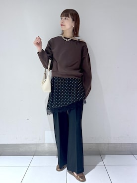「VIS（ビス）のアイテム」を使った、yuukaさん（レディース・164cm）の秋コーディネート