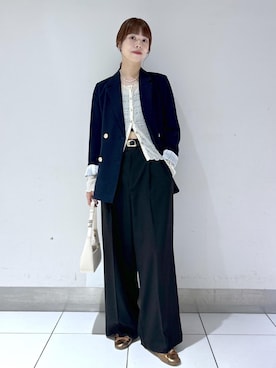 「VIS（ビス）のアイテム（トップス）」を使った、yuukaさん（レディース・164cm）の秋コーディネート