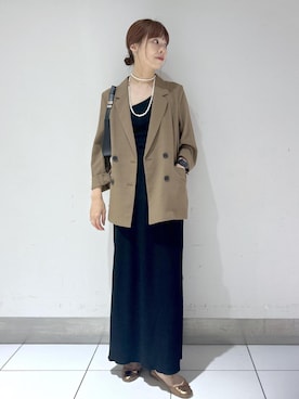 「VIS（ビス）のアイテム（ジャケット/アウター）」を使った、yuukaさん（レディース・164cm）の夏コーディネート