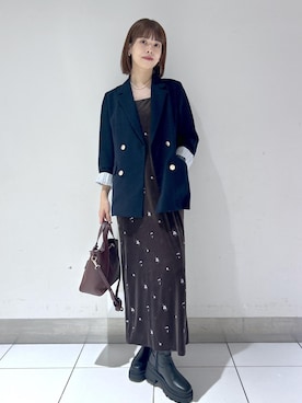 「Juze（ジュゼ）のアイテム」を使った、yuukaさん（レディース・164cm）の秋コーディネート
