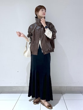 「VIS（ビス）のアイテム」を使った、yuukaさん（レディース・164cm）の秋コーディネート