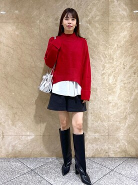 「デザインTOPS」｜yuukaさん（レディース・164cm）の秋コーディネート