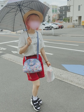 「ED HAT（エドハット）のアイテム」を使った、いおさん（レディース・161cm）の夏コーディネート