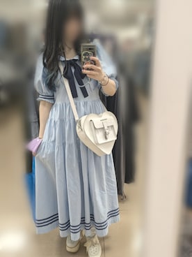 「Handmade（ハンドメイド）のアイテム」を使った、いおさん（レディース・161cm）の夏コーディネート