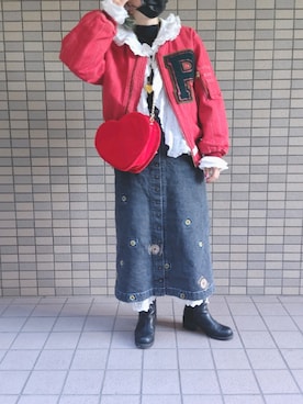 「INGEBORG（インゲボルグ）のアイテム」を使った、いおさん（レディース・161cm）の冬コーディネート