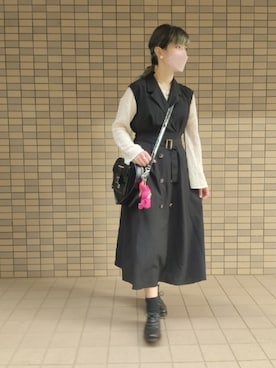 「アイテム（ドレスシューズ）」を使った、いおさん（レディース・161cm）の春コーディネート
