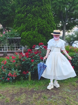 「ED HAT（エドハット）のアイテム」を使った、いおさん（レディース・161cm）の春コーディネート