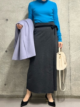 「Three Four Time（ｽﾘｰﾌｫｰﾀｲﾑ）のアイテム」を使った、ころさん（レディース・168cm）の秋コーディネート