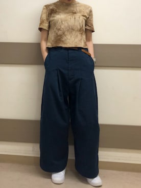 「SHINYAKOZUKA（シンヤコヅカ）のアイテム」を使った、ころさん（レディース・168cm）の夏コーディネート