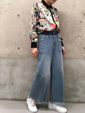 「Cepica（セピカ）のアイテム（パンツ）」を使った、ころさん（レディース・168cm）の夏コーディネート