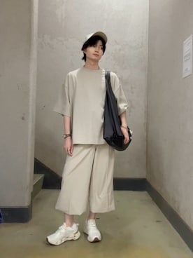 「アイテム（パンツ）」を使った、Yosukeさん（メンズ・160cm）の夏コーディネート