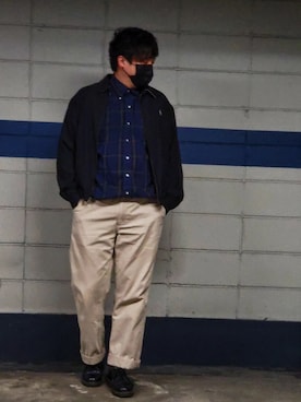 「Polo Ralph Lauren」｜「アイテム（ブルゾン）」を使った、tummyshigeさん（メンズ・176cm）の冬コーディネート