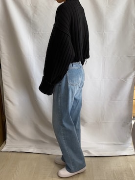 「PERVERZE（パーバーズ）のアイテム」を使った、hiyokoさん（レディース・167cm）の冬コーディネート