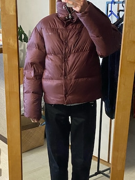 「Acne Studios（アクネストゥディオズ）のアイテム（ダウンジャケット/コート）」を使った、hiyokoさん（レディース・167cm）の冬コーディネート