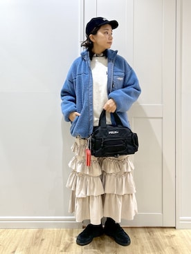 「アイテム（財布/小物）」を使った、MIKOTOさん（レディース・164cm）の秋コーディネート