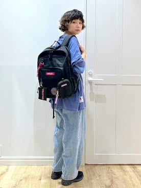 「Champion（チャンピオン）のアイテム」を使った、MIKOTOさん（レディース・164cm）の夏コーディネート