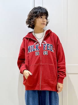 「アイテム（ポーチ）」を使った、MIKOTOさん（レディース・164cm）の秋コーディネート