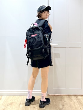 「アイテム（Tシャツ/カットソー）」を使った、MIKOTOさん（レディース・164cm）の夏コーディネート