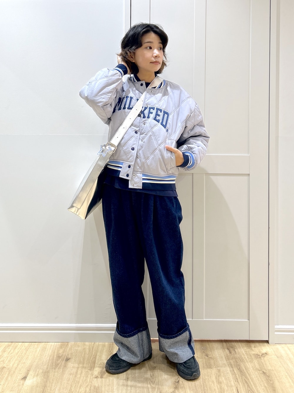 MILKFED.（ミルクフェド）の「NEO STAR CARABINER GINGHAM/ギンガム