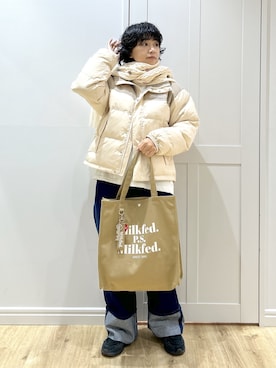 「アイテム（財布/小物）」を使った、MIKOTOさん（レディース・164cm）の冬コーディネート