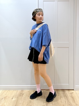 「アイテム（バッグ）」を使った、MIKOTOさん（レディース・164cm）の夏コーディネート