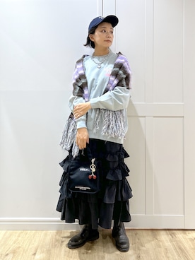 「アイテム（財布/小物）」を使った、MIKOTOさん（レディース・164cm）の秋コーディネート