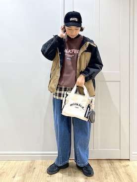 「アイテム（財布/小物）」を使った、MIKOTOさん（レディース・164cm）の秋コーディネート