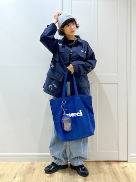 「秋のコーデ」｜「アイテム（ニットキャップ/ビーニー）」を使った、MIKOTOさん（レディース・164cm）の秋コーディネート