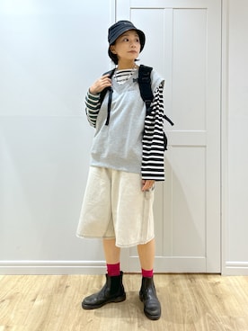 「アイテム（ポーチ）」を使った、MIKOTOさん（レディース・164cm）の秋コーディネート