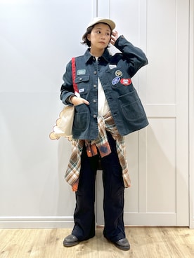 「アイテム（財布/小物）」を使った、MIKOTOさん（レディース・164cm）の秋コーディネート