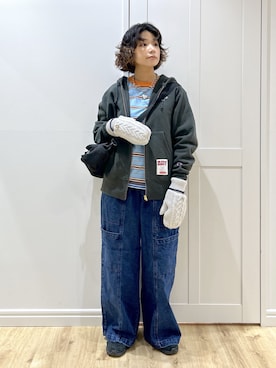 「アイテム（手袋）」を使った、MIKOTOさん（レディース・164cm）の秋コーディネート