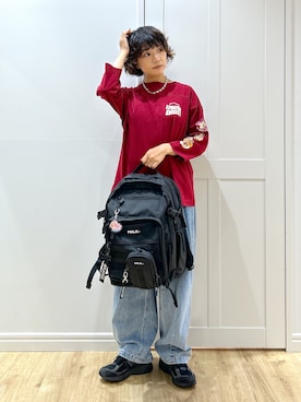 「アイテム（財布/小物）」を使った、MIKOTOさん（レディース・164cm）の秋コーディネート
