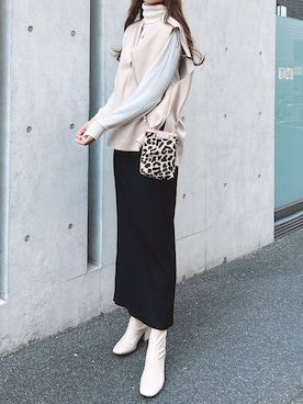 kataoka__mikaさん（レディース・163cm）の冬コーディネート