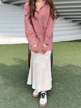 「Java（ジャバ）のアイテム」を使った、kataoka__mikaさん（レディース・163cm）の春コーディネート